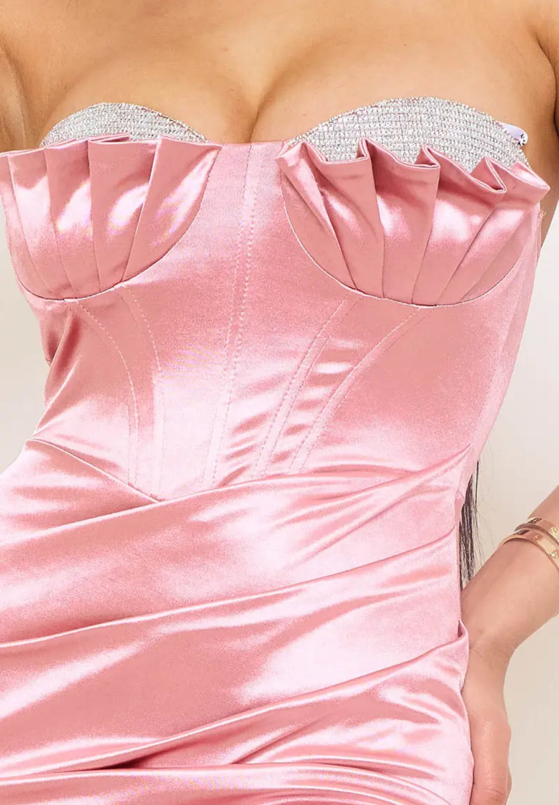 Her Moment Satin Maxi Gown