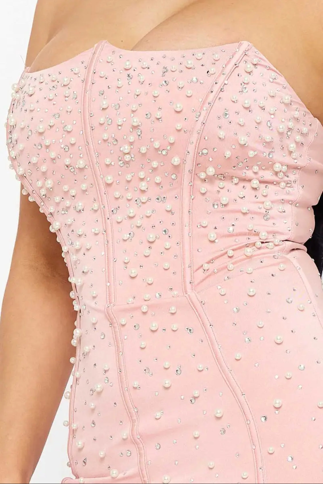 Diamonds & Pearls Corset Dress