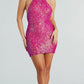Pink Friday Sequin Mini Dress