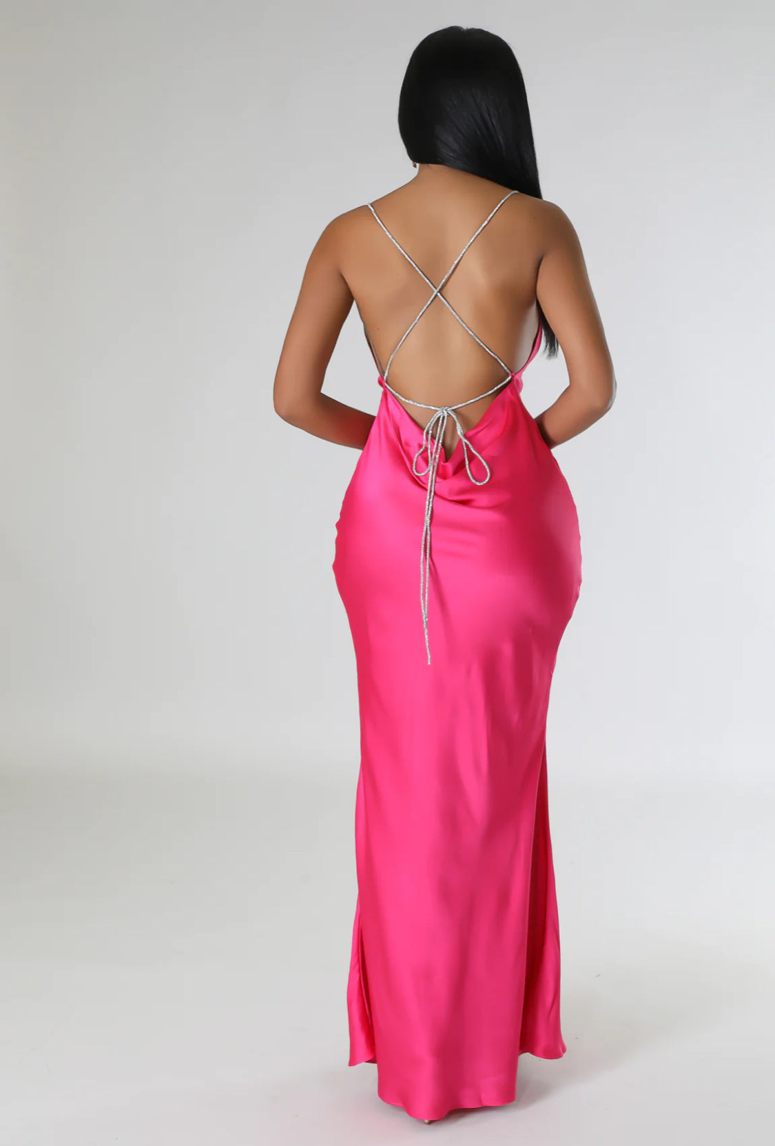 Never Lose Me Satin Dress