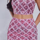 Pink Friday Skirt Set