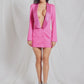 Pink Blazer Dress
