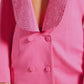 Pink Blazer Dress