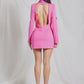Pink Blazer Dress