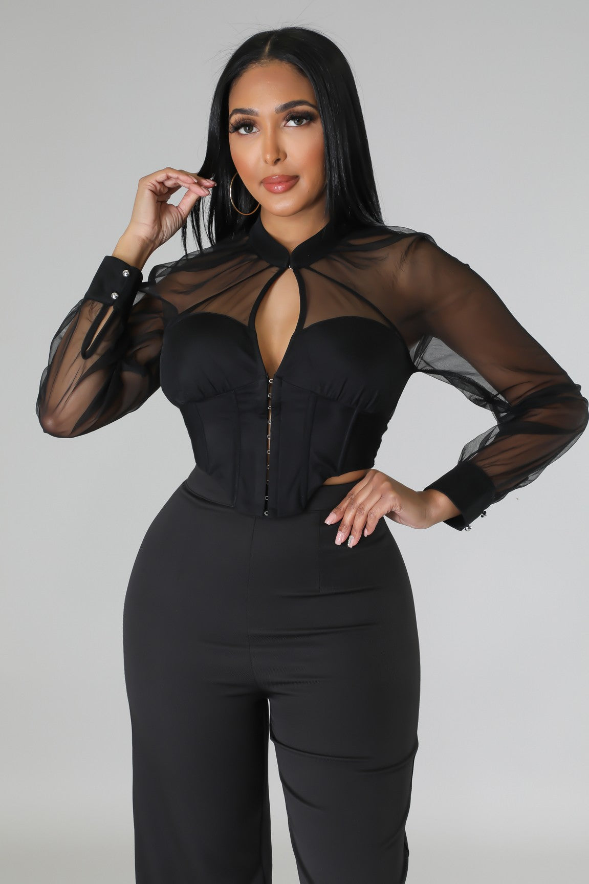 Back to Business Corset Top