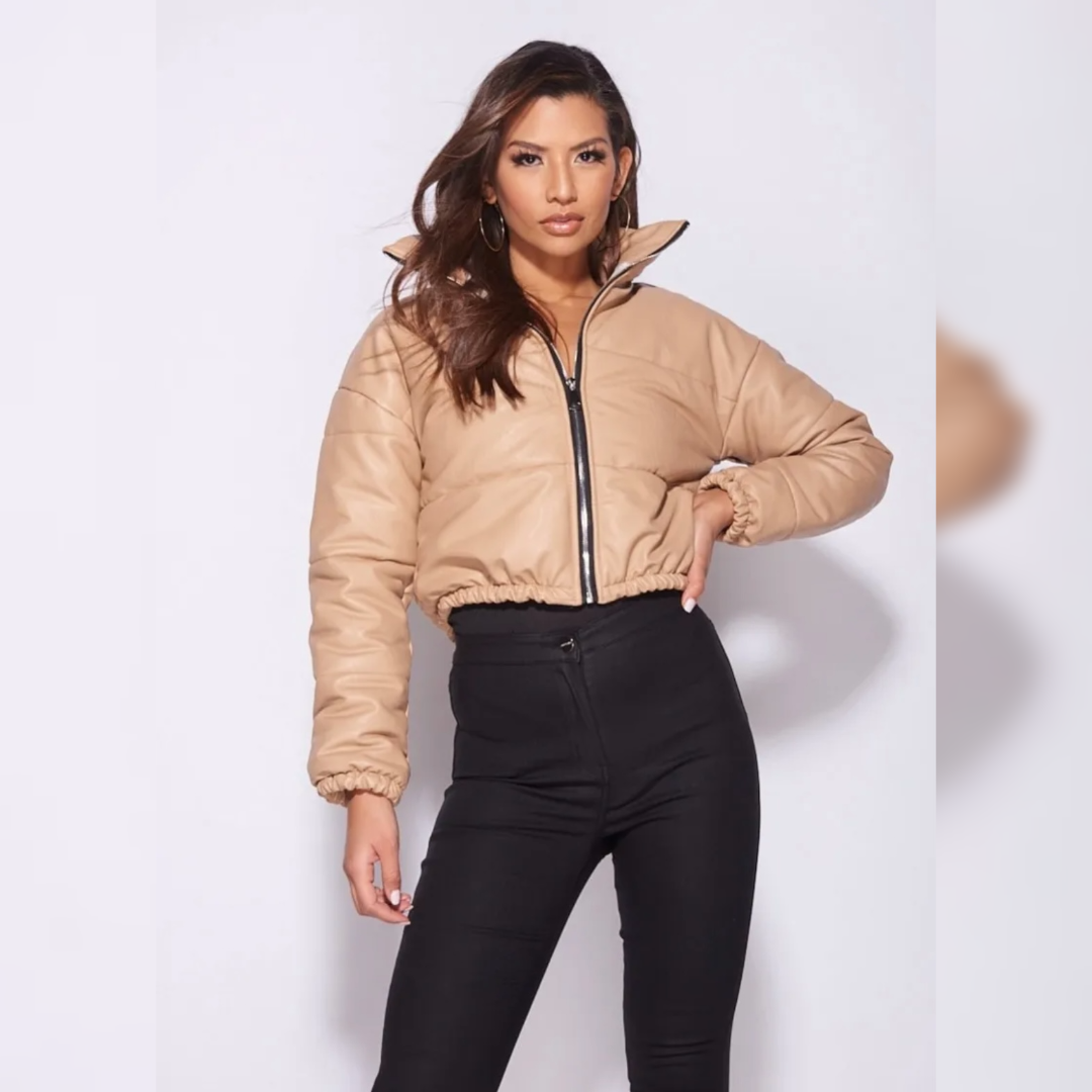 Empress Cropped Bomber Jacket