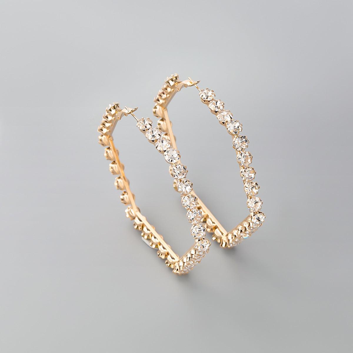 Tatianna Oversized Hoop Earrings - Empress Couture Boutique