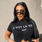 C'est La Vie Fitted Tee
