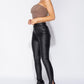 Stay In Your Lane Faux Leather Jeggings - Empress Couture Boutique