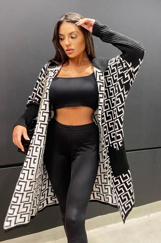 What's Your Motive Hooded Cardigan - Empress Couture Boutique
