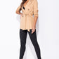 City Girl Double Breasted Blazer - Camel
