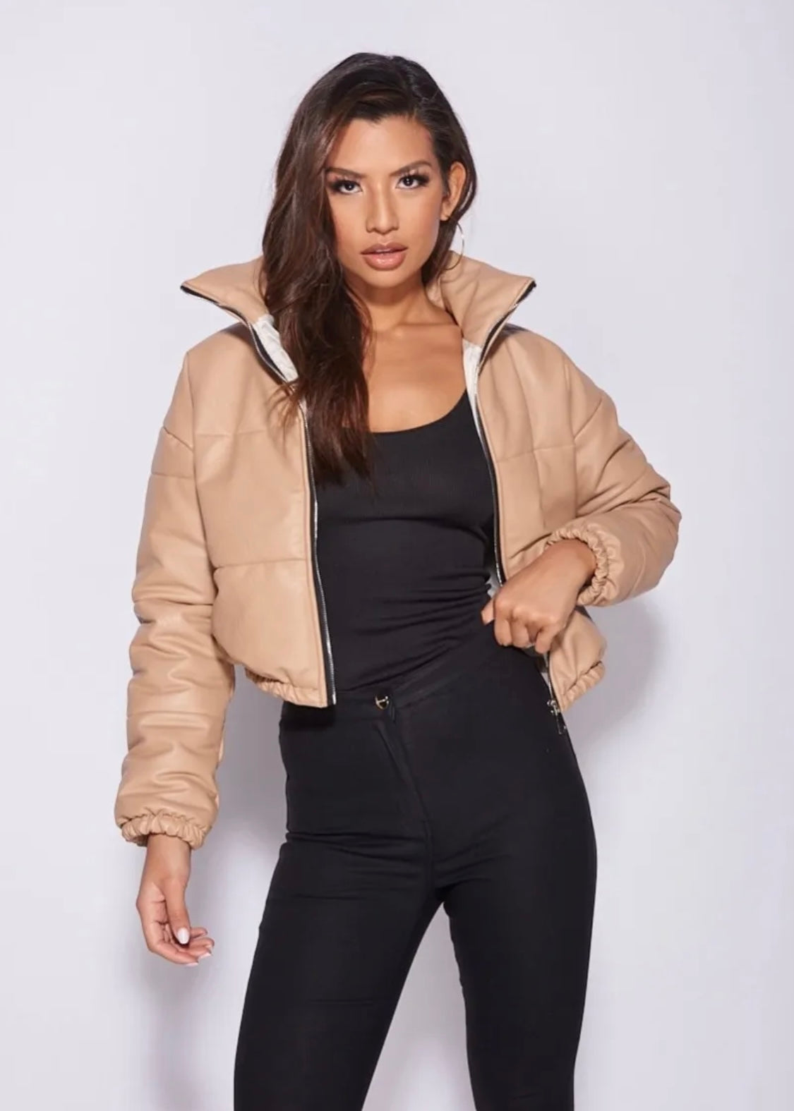 Empress Cropped Bomber Jacket