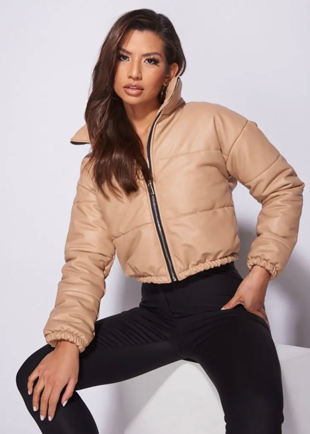 Empress Cropped Bomber Jacket