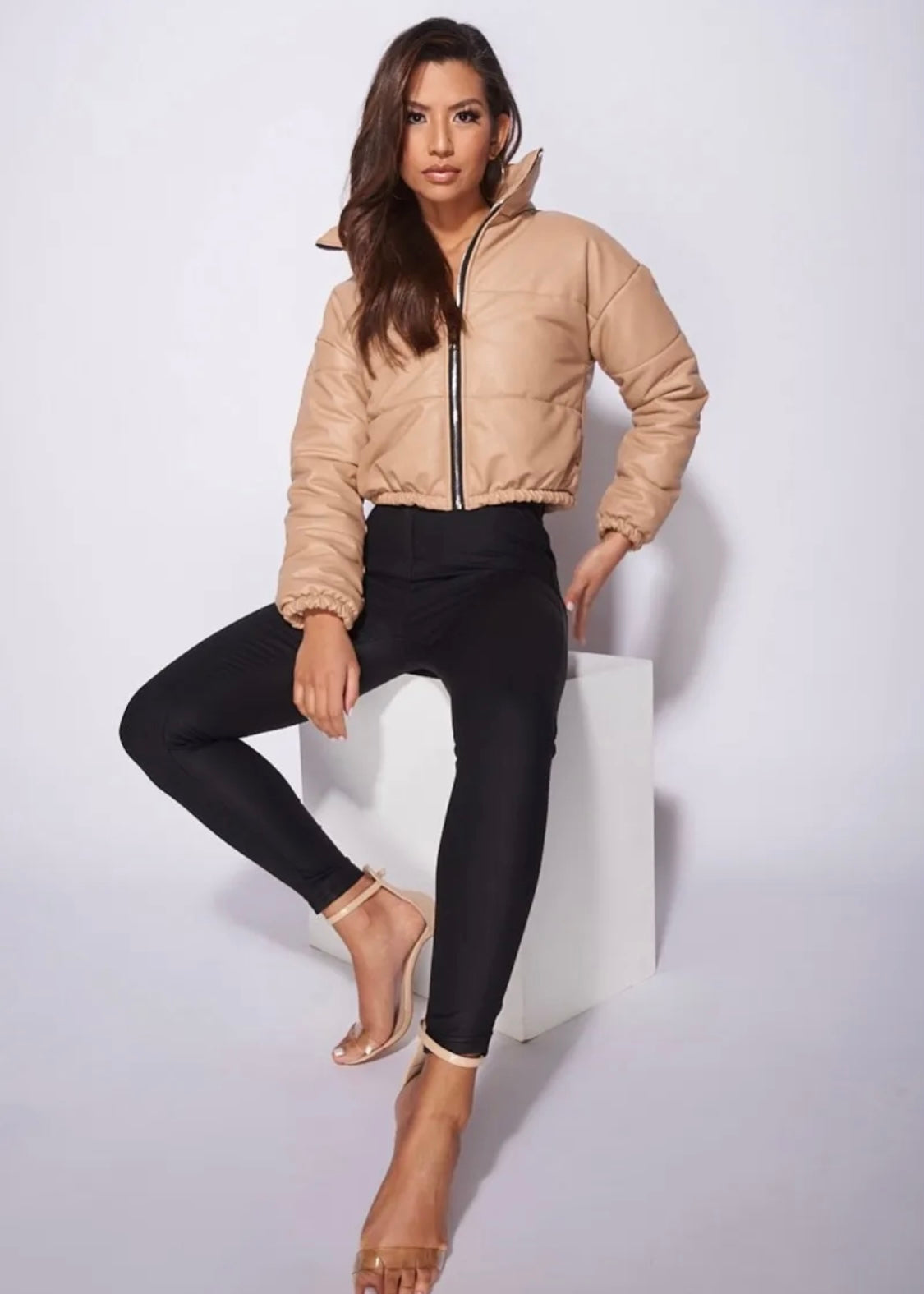 Empress Cropped Bomber Jacket