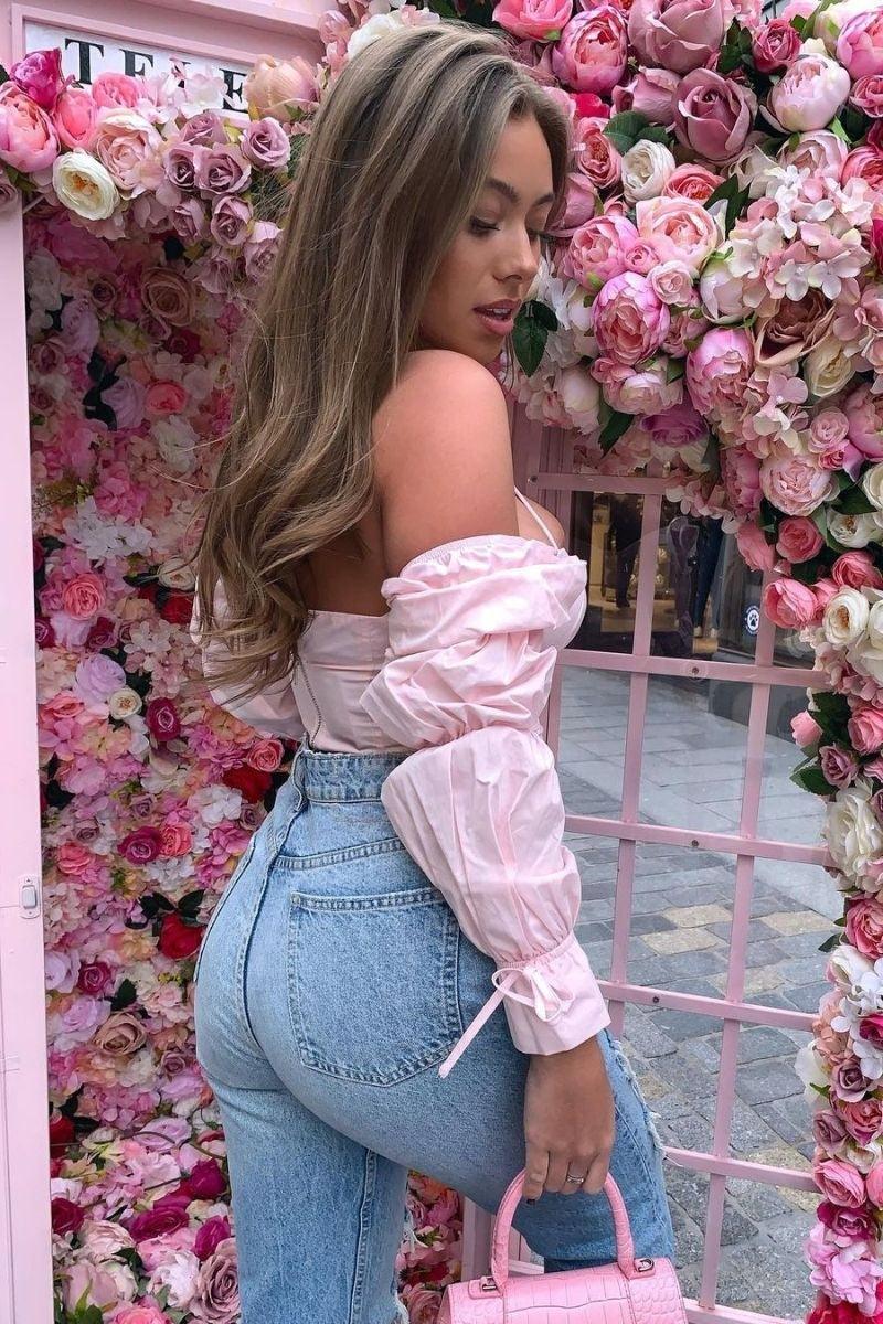 Pretty in Pink Corset Top