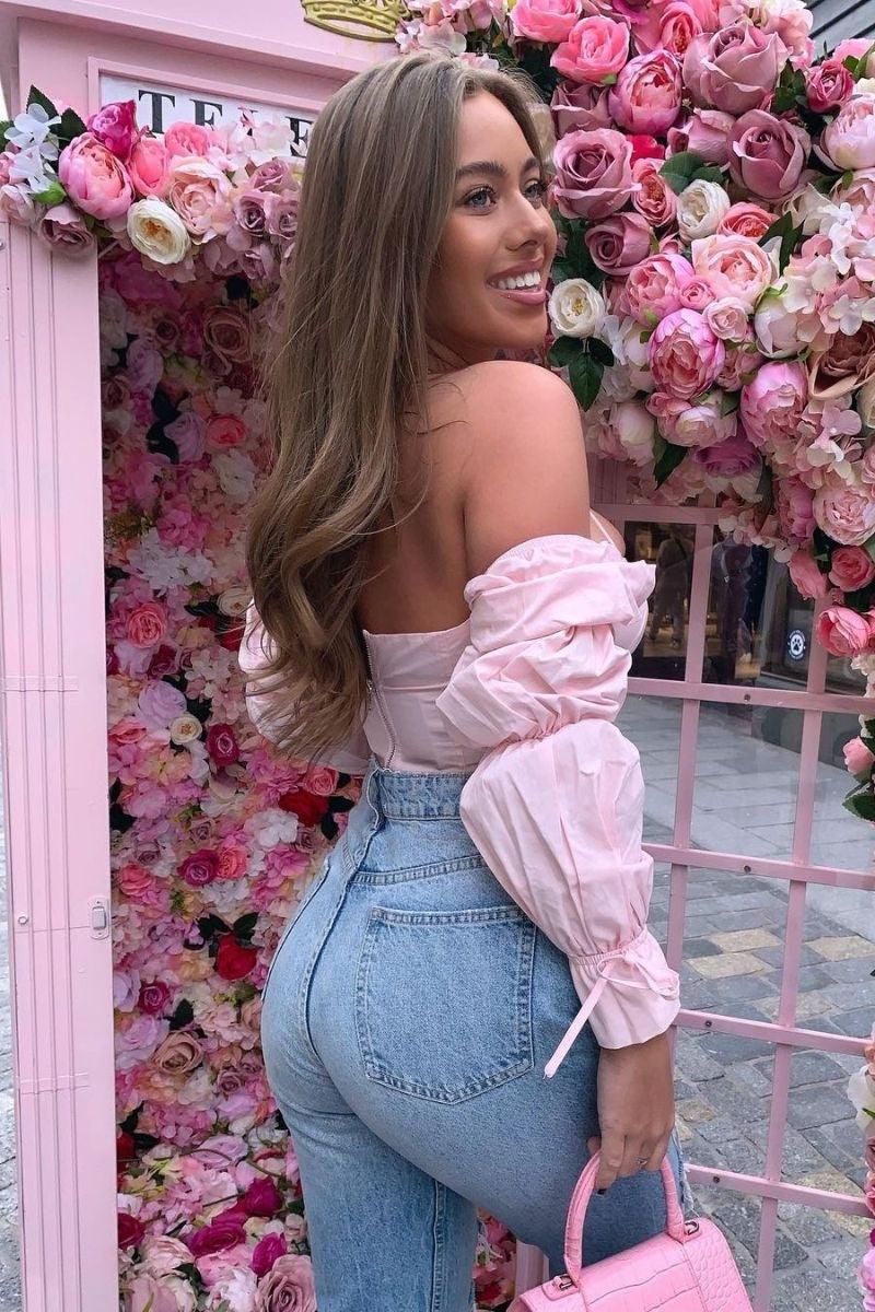 Pretty in Pink Corset Top